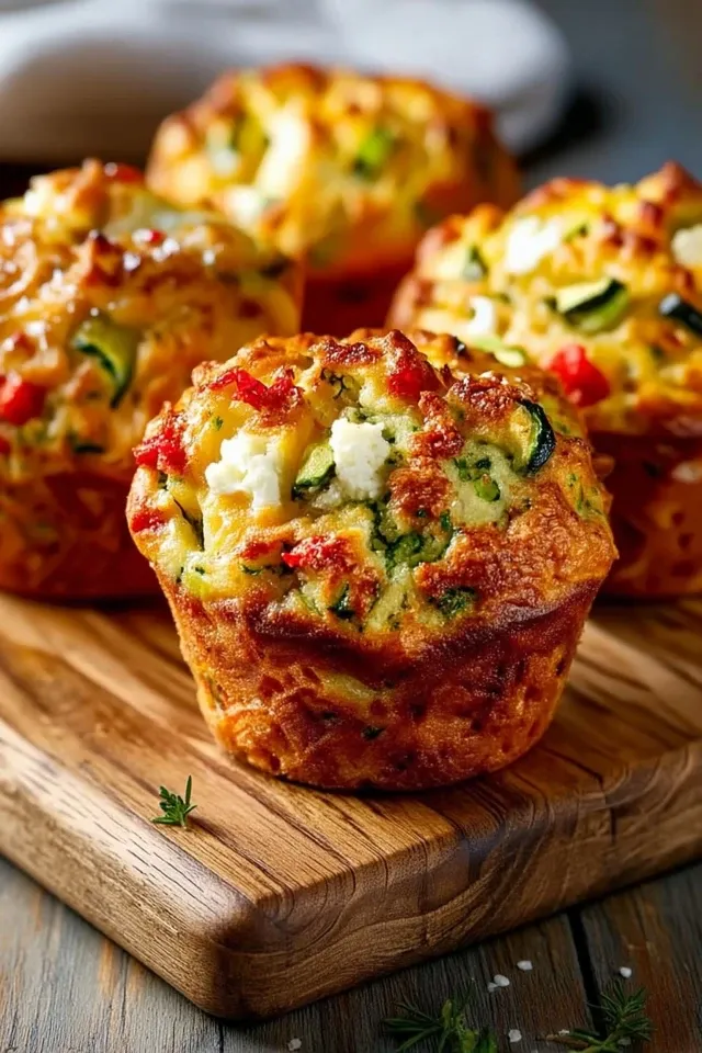 Herzhafte Muffins mit Feta – Ein einfaches, leckeres Rezept für jeden Tag