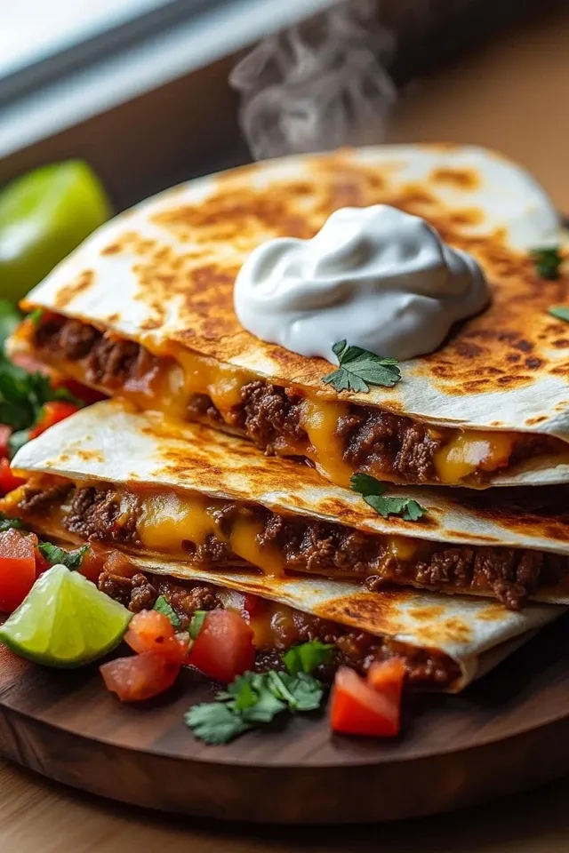 Proteinreiche Beef Quesadilla für jeden Tag