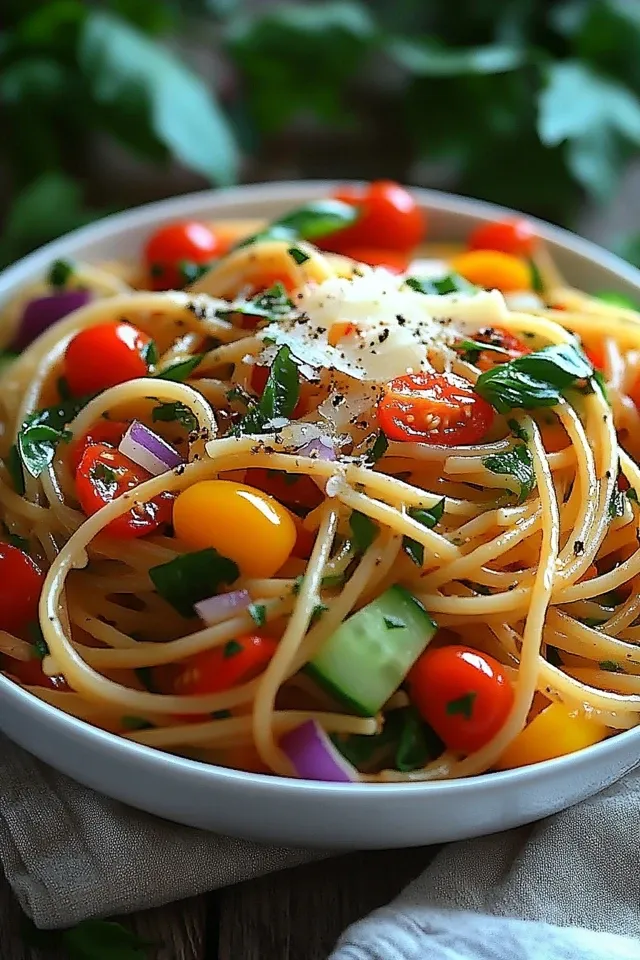 Italienischer Spaghetti-Salat: Ein Genuss für jeden Anlass