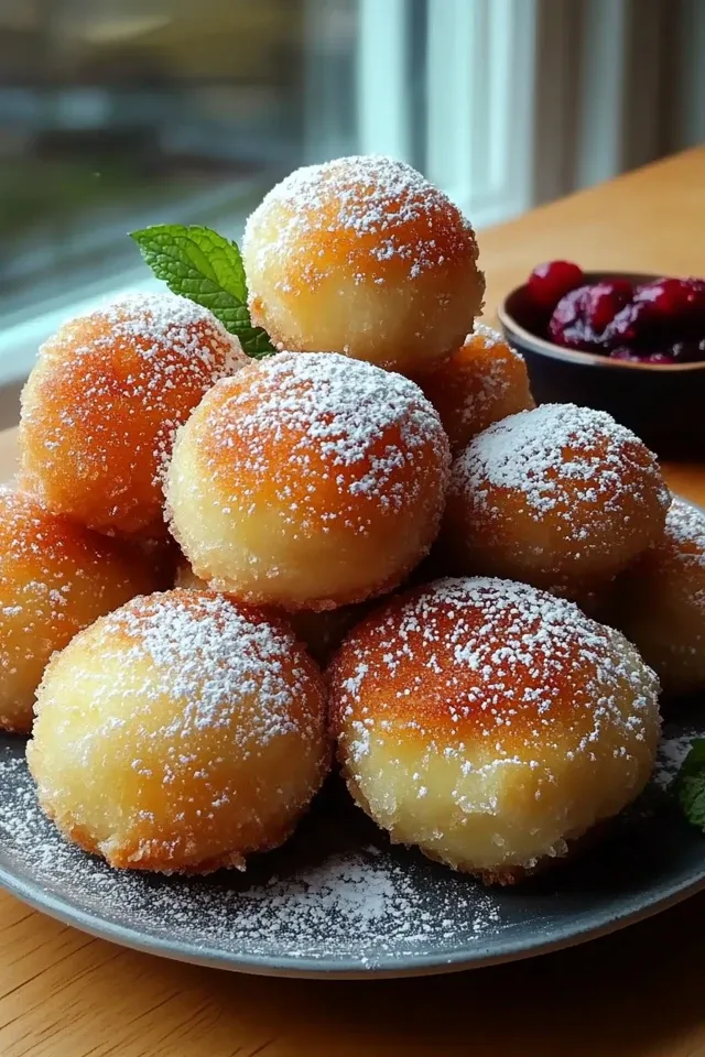 Knusprige Airfryer Quarkbällchen – Der perfekte Genuss