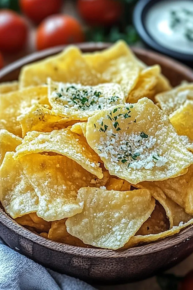 Krosse Heißluftfritteusen-Pasta-Chips: Perfekter Snack