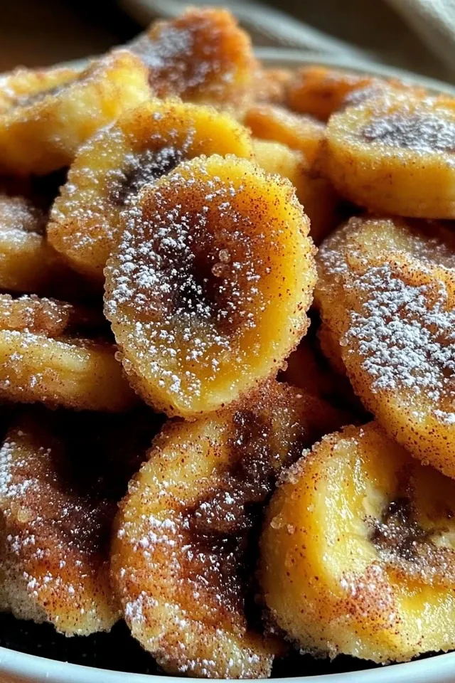 Luftfrittierte Zimt-Bananen für ein süßes Frühstück
