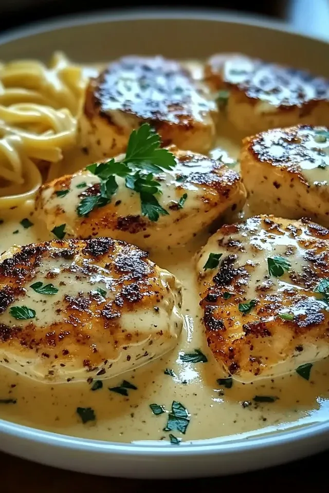 Cremiges Hähnchen in Knoblauchsoße – Ein Rezept für die Sinne