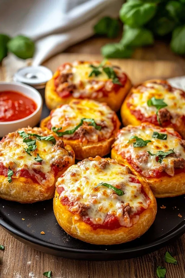 Knusprige Pizzabrötchen aus dem Airfryer – Schnell und Einfach