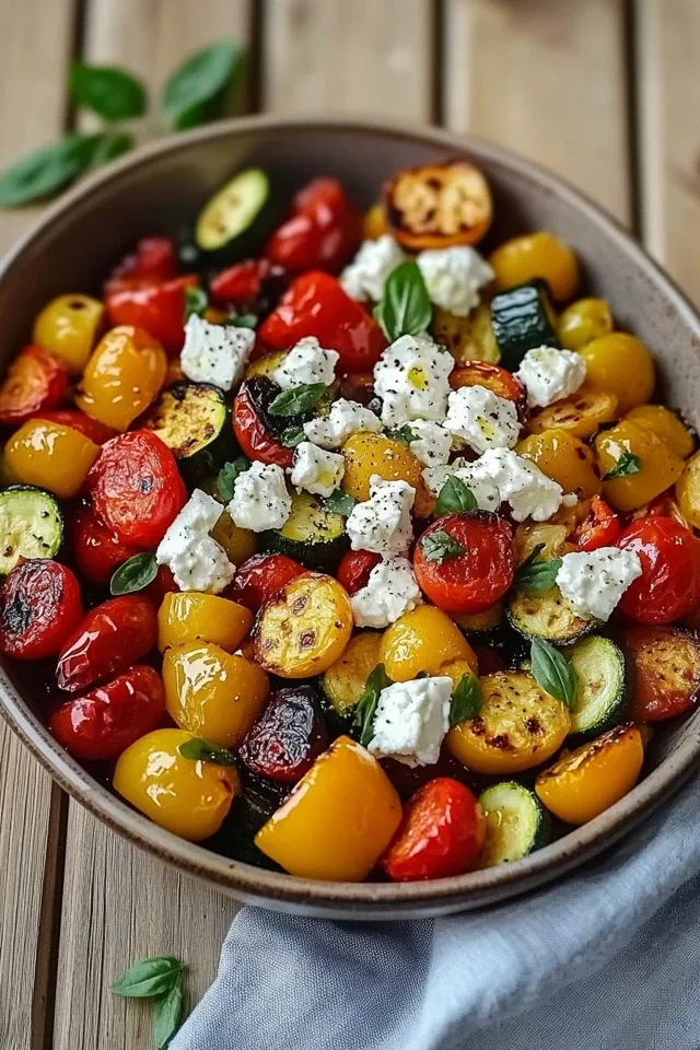 Schnelles Feta-Ofengemüse: Einfach, gesund & lecker