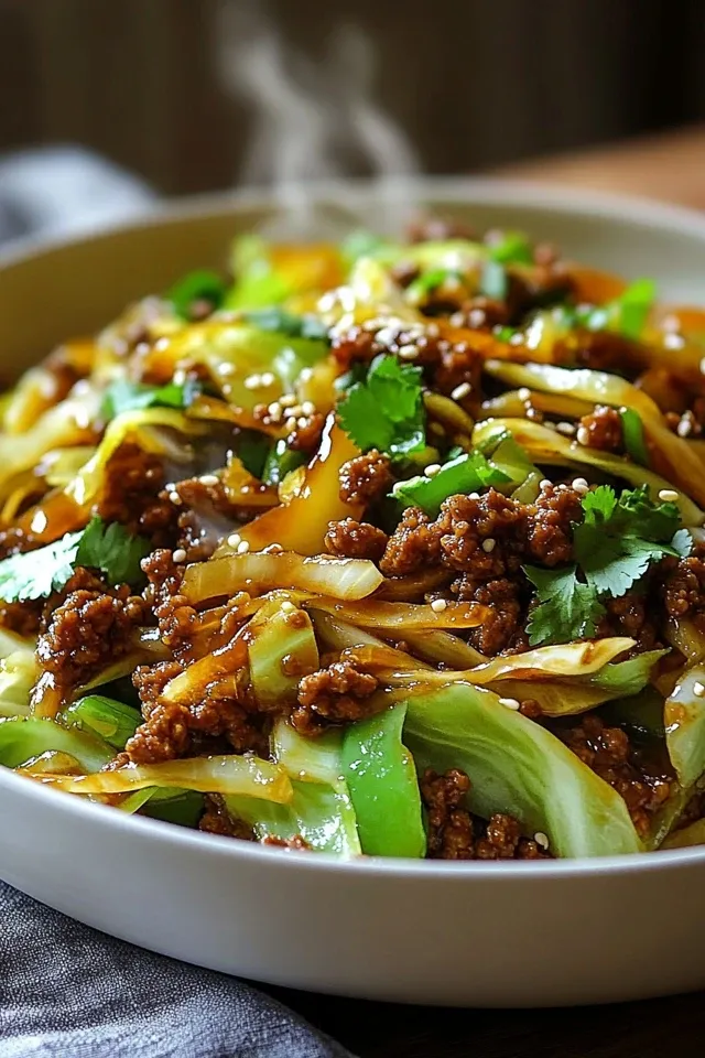Schnelles Low Carb Mongolian Rinderhack Gericht