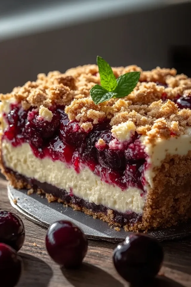 Cremige Schokoladen-Beeren-Mousse-Torte